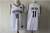 Nets 11 Kyrie Irving White Youth Nike Swingman Jersey,baseball caps,new era cap wholesale,wholesale hats